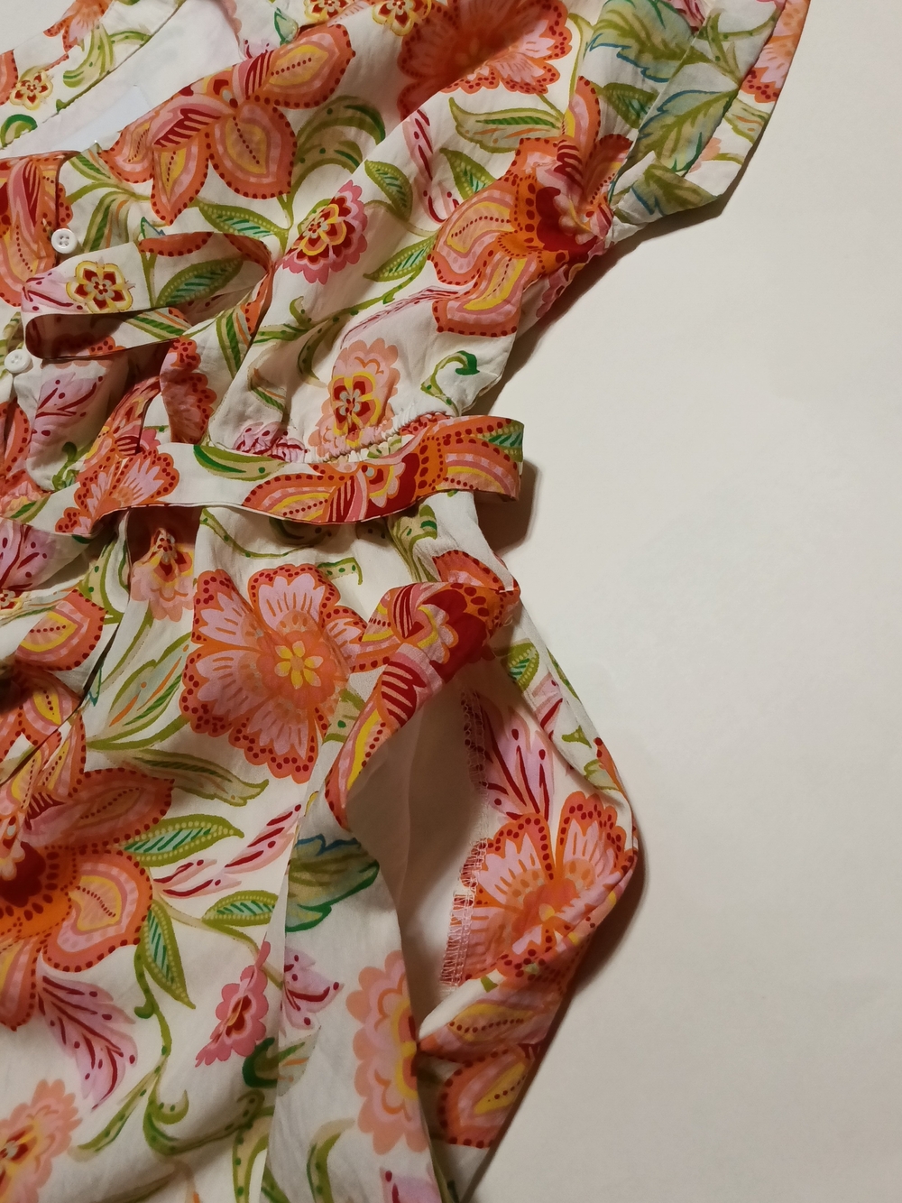 Sam Edelman Sunkissed Floral Belted Mini Dress Size 12 - Picture 9 of 12